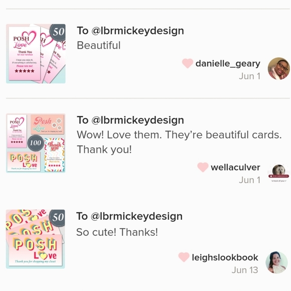 ♥️ 5x25 / 50 Thank You Cards - Picture 13 of 13